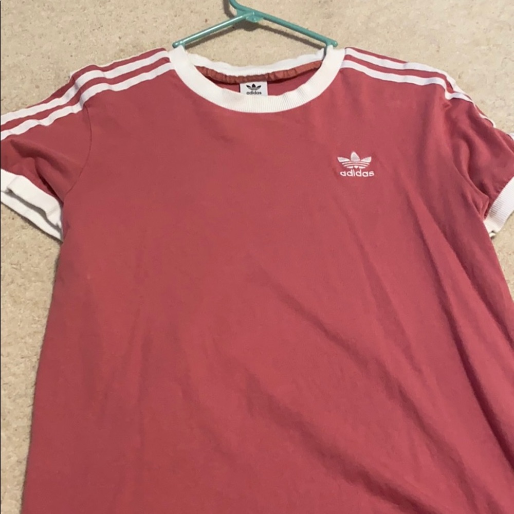pink adidas shirt